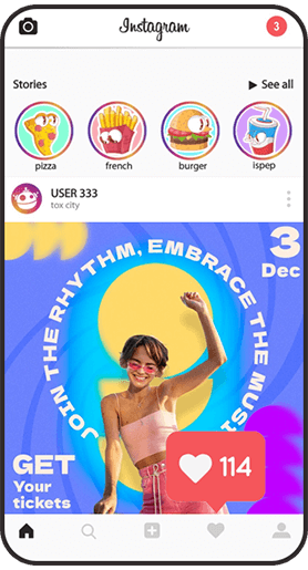 Get Your Ticket Mobile Mockup