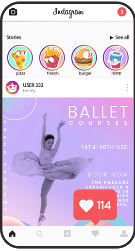 Ballet Mobile Mock Up
