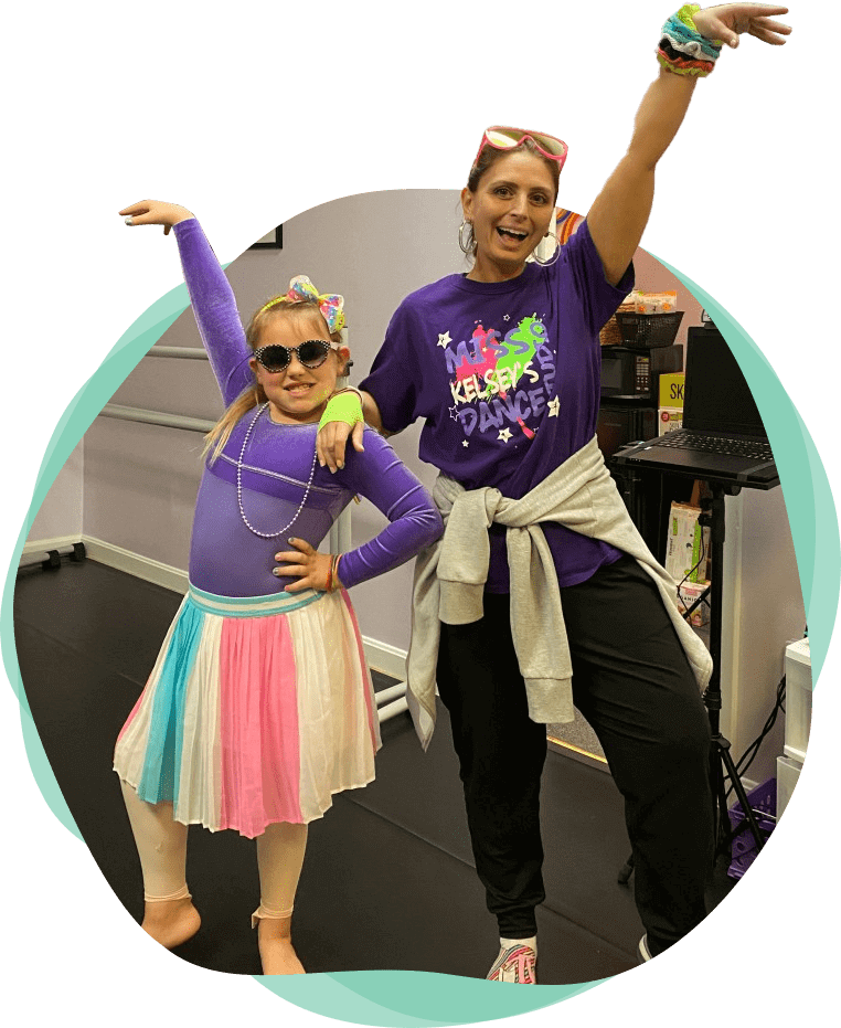 Coach and Child Posing Together