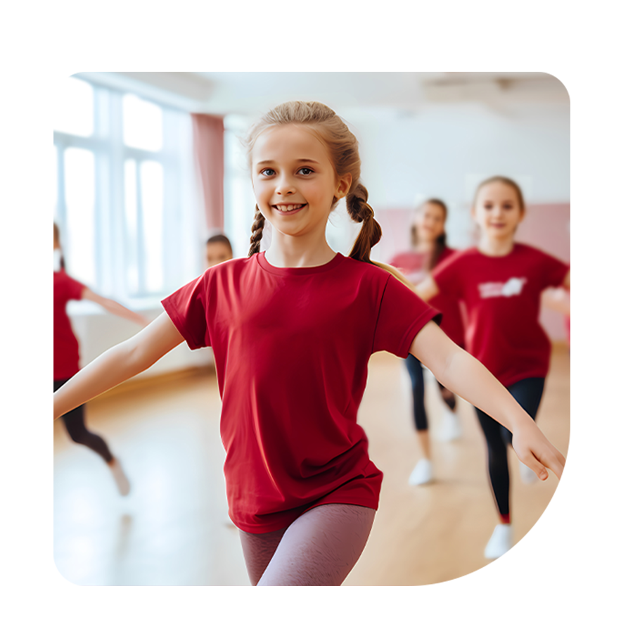Kids Practicing Dance